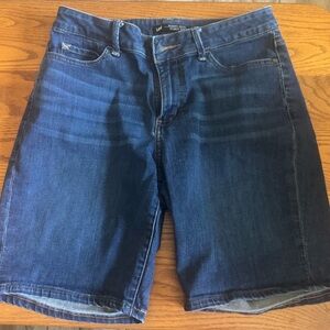 Lee Women's Dark Blue Jean Shorts